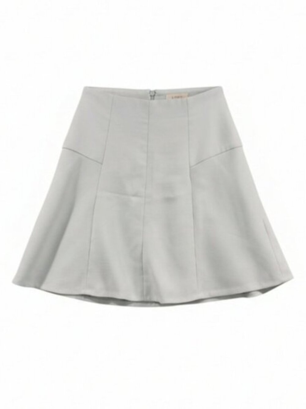 Loft SZ 2 Cheer Aqua Preppy Flare Lined Zip Back Mini Stretch Tennis Skirt